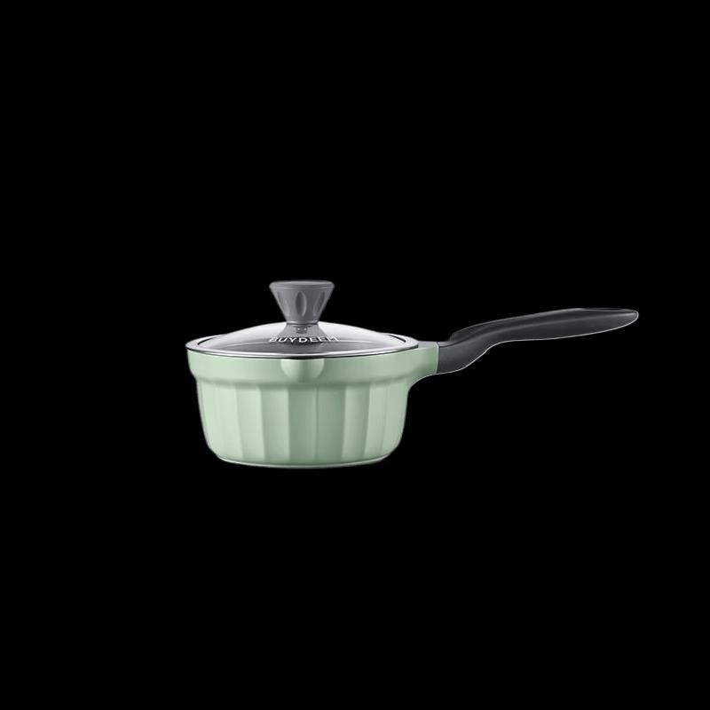 Bei Ding Pleated Moon Porcelain Non-stick Milk Pot