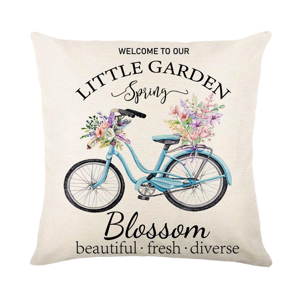 Spring New Style Pillow Garland Car Sofa Pillow Case Combination Bedroom Pillow Case