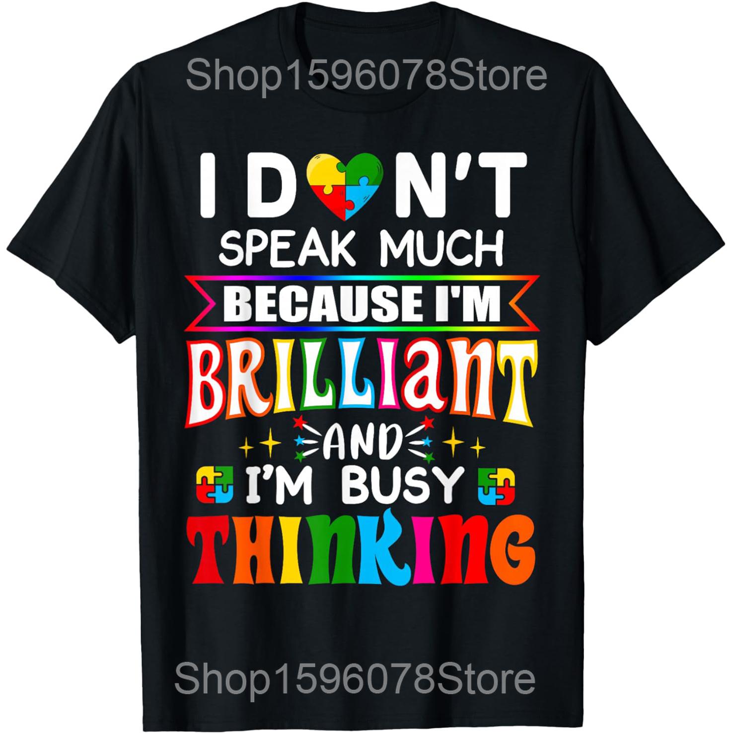 

God Says I Am Autism Awareness Day Puzzle Pieces Christian T Shirts Unisex Cotton Humor Tee Short Sleeve Unisex Loose Clothing S