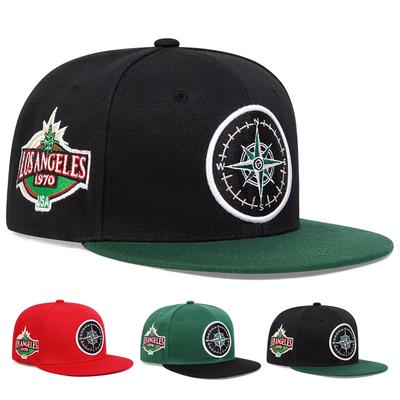 Unisex Los Angeles Embroidery Hip-hop Hats Spring Autumn Adjustable Casual Snapback Baseball Caps Outdoor Sunscreen Hat