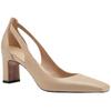 Single shoe women's 2026 spring/summer new fashion commuting coarse heel women's shoes hollowed out square toe retro high heels