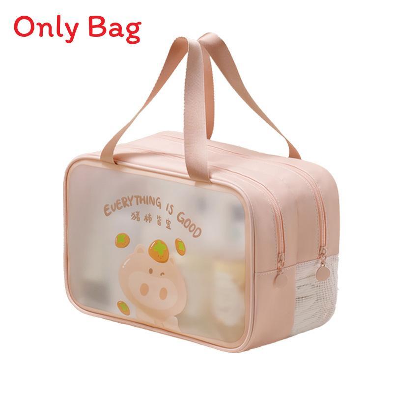 Multifunctional Pvc Makeup And Toiletry Bag For Travel And Gym Use