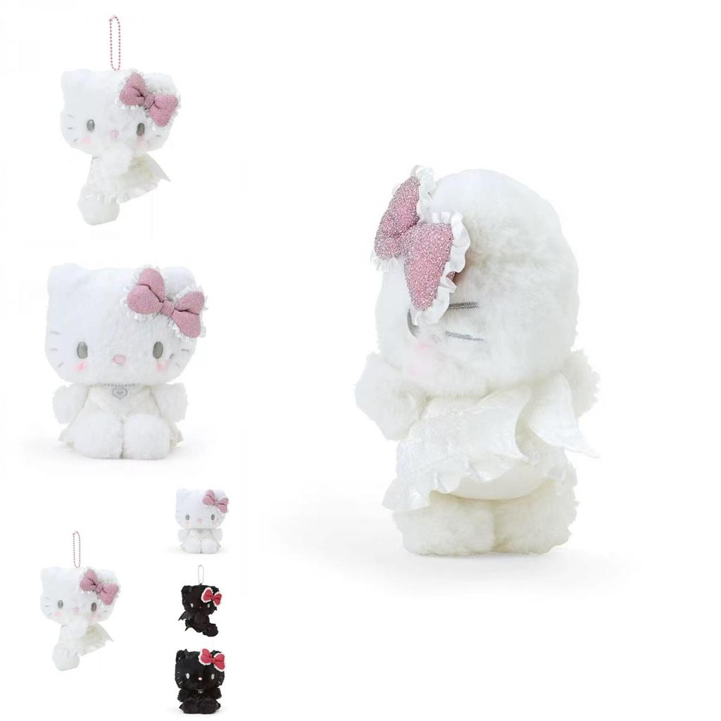 Entzückendes japanisches Sanrio Dämonenengel Serie Kt Plüschtier Schlüsselanhänger Herzliches Geschenk für Mädchen