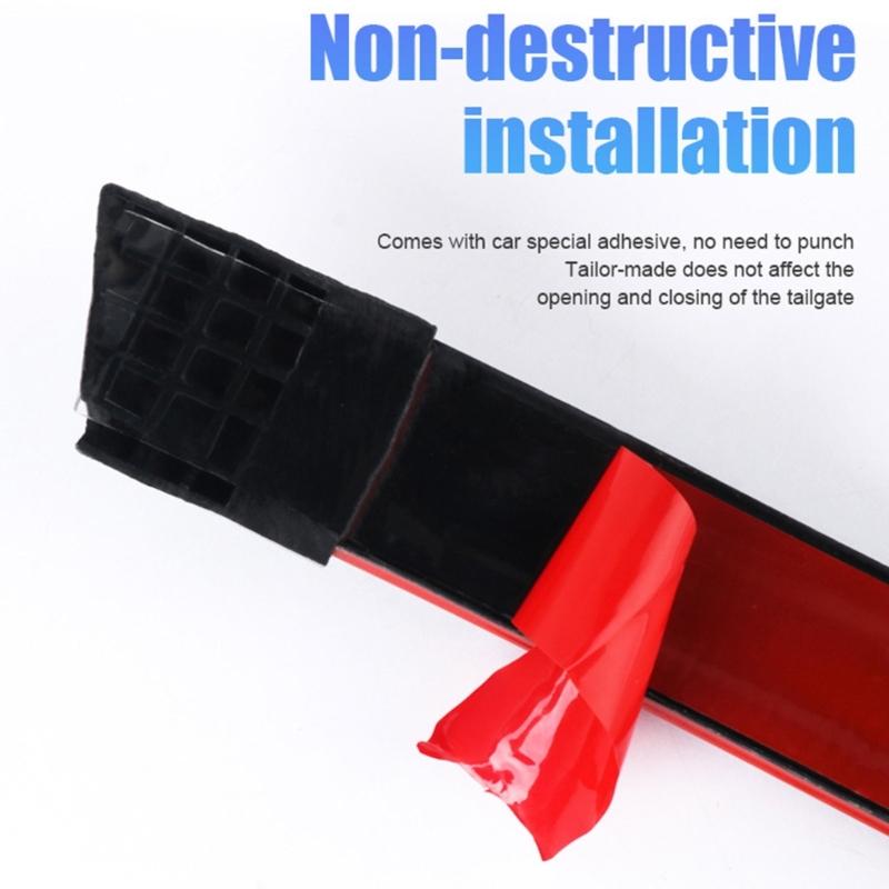 Einfache Installation 120cm LED Sequentieller Blinker Auto Spoiler Hohe Position Bremslicht für Fahrzeugenthusiasten