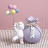 Bear vases Flower Decorations Household Ornaments Home Living Room Decor Accessories Interior Office Desktop Decor Gift