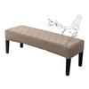 1PC Waterproof Jacquard Dining Bench Covers Living Room Bedrooms Kitchen Washable Anti-Dust Removable Bench Full Wrap Slipcovers