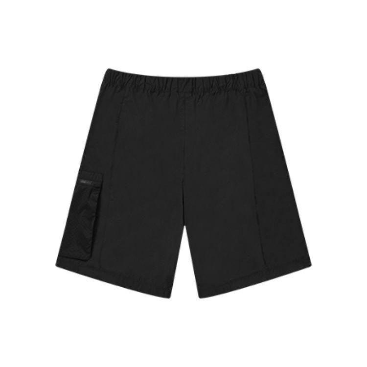 Fila Solid Color Outdoor Sports Cargo Shorts Men Shorts Black A11M221816F-BK