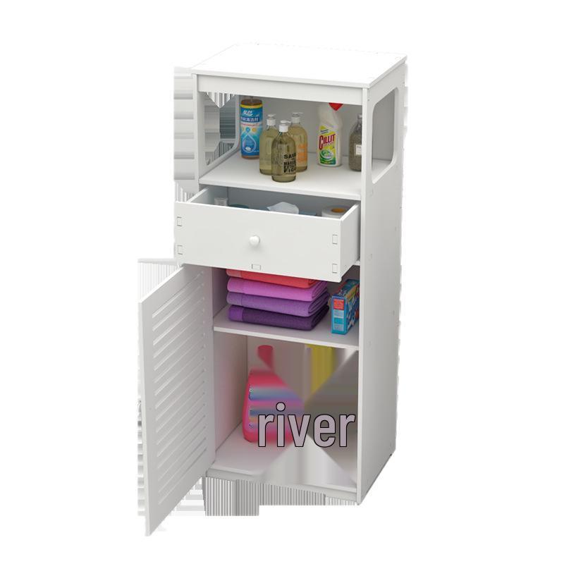 Multi-layer Narrow Storage Cabinet for Bathroom, Washbasin, Toilet, Balcony, and Laundry