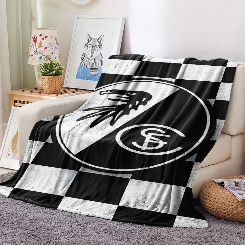 Freiburg E Print FlAannel Blanket, High Quality Comfortable for All Seasons, Home Decor, Warmth and Comfort