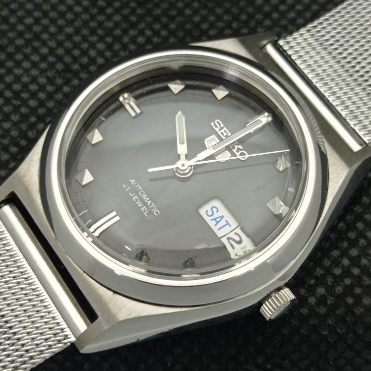 USED VINTAGE SEIKO 5 AUTOMATIC 7S26A JAPAN MENS ORIGINAL DIAL WATCH A413518-2 SKU621b-a413518