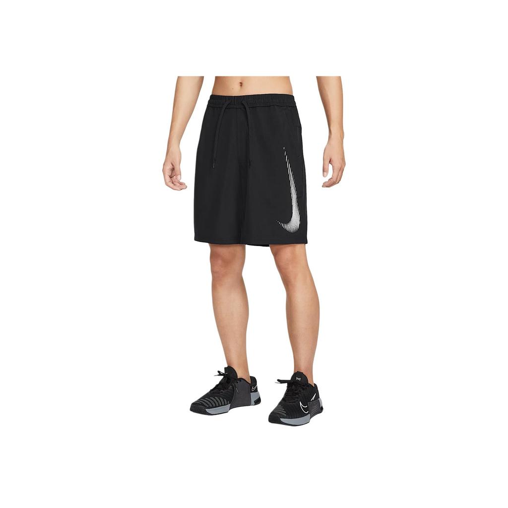 Nike Dri-Fit DF Form 9In Dantelă Confortabil Modă Simplu Uscare Rapidă Pantaloni Scurți Casual Bărbați pantaloni scurți Negru HJ4046010