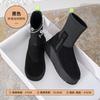Augustine platform snow boots women's 2025 new winter thin elastic pencil boots wear thickened short boots
