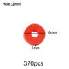 370Pcs/Lot 6mm Flat Round Polymer Clay Beads Chip Disk Loose Spacer Handmade Beads for DIY Jewelry Making Bracelet Necklace