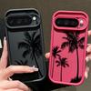 For Google Pixel 9 Pro XL 8A 8 7 Pro 7A Phone Case Shell Coconut Tree Print Matte Shockproof TPU Soft Anti-Fall Lens Protection Bumper Cover