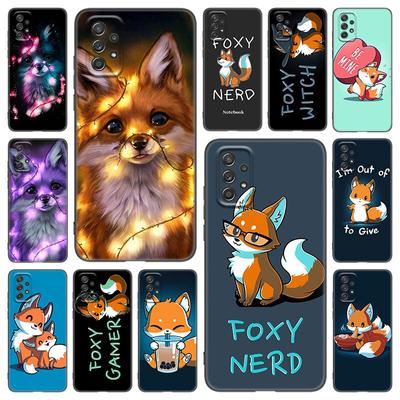 Cute Cartoon Animal Fox Phone Case For Samsung Galaxy A21 A30 A50 A52 S A13 A22 A32 A33 A53 A73 5G A11 A12 A31 A51 A70 A71 A72