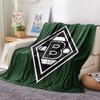 Borussia Print Flannel Blanket, High quality Comfortable for All Seasons, Home Decor, Warmth and Comfort, Perfect for Christmas Gifts