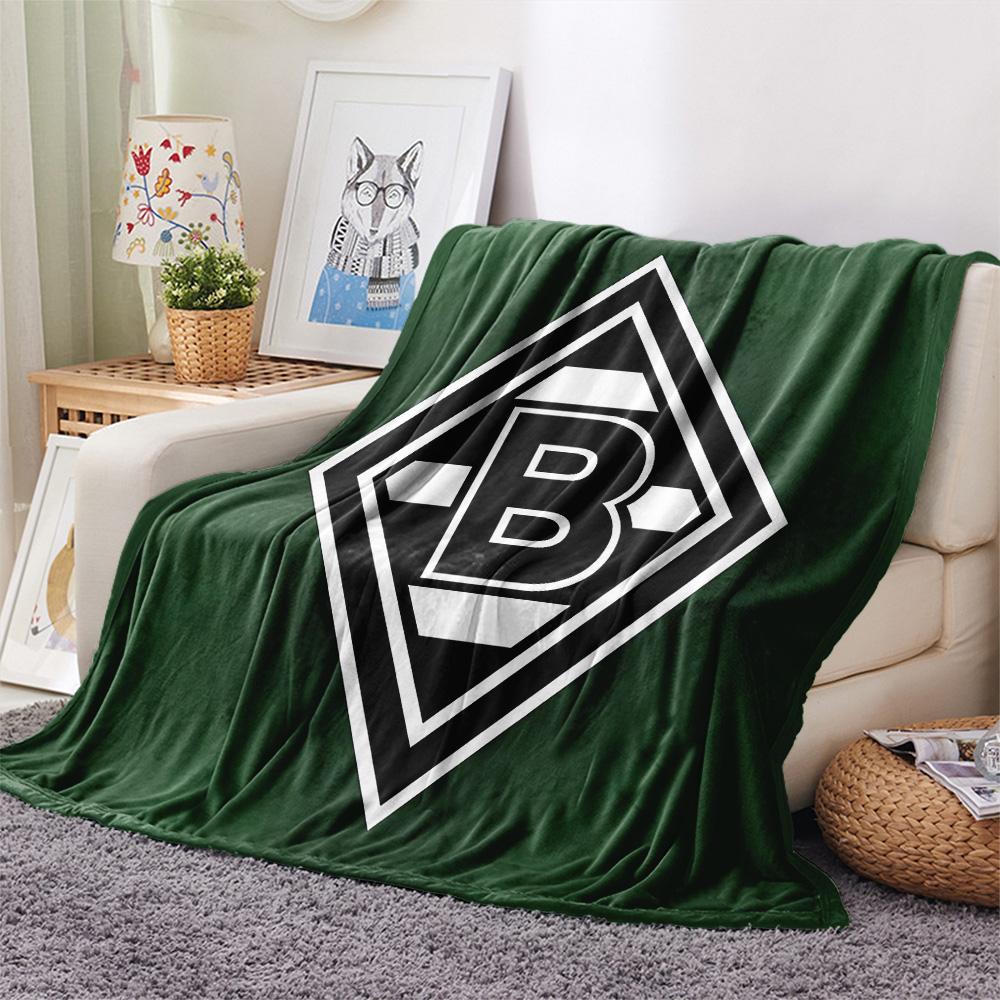 Borussia Print Flannel Blanket, High quality Comfortable for All Seasons, Home Decor, Warmth and Comfort, Perfect for Christmas Gifts