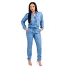 Women's Slim Fit Fashion Bandage Jeans Jumpsuit