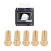 5PCS Precision Nozzle 3D Printer Nozzle Brass Material Printing Nozzle for QIDI X Max3 Smart3 Plus3
