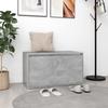 VidaXL Entry Bench 80x40x45 Cm Concrete Grey Chipboard