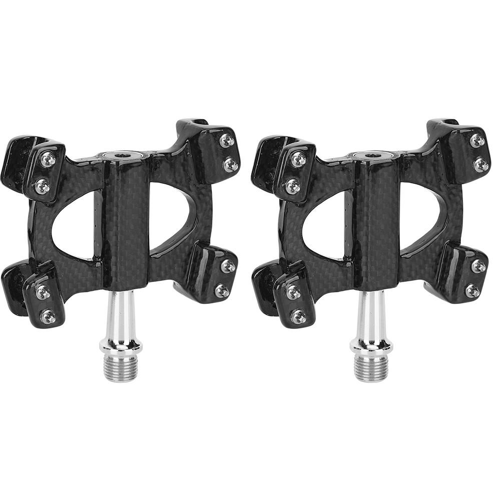 1 Pair of Carbon   Mountain Bike Bring Pedal Road Folding   Cycling Accessory