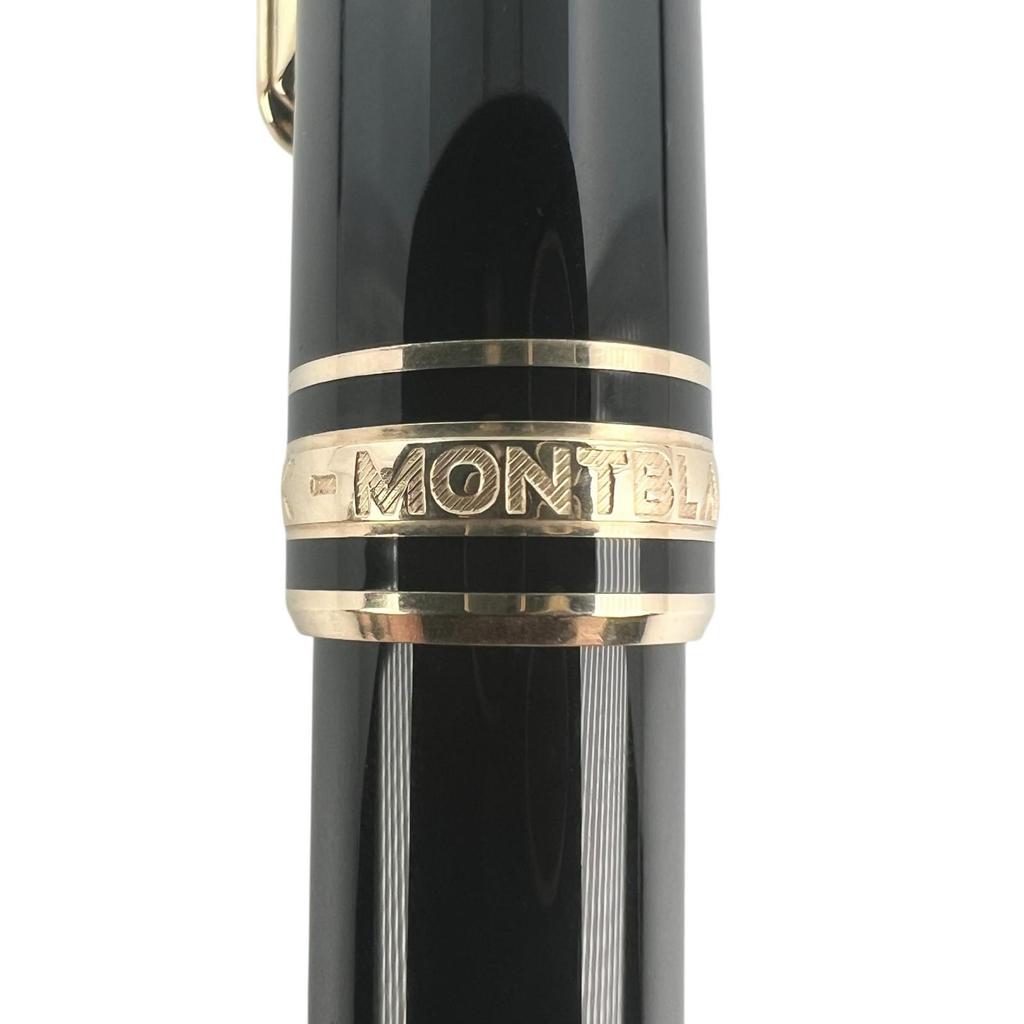 Montblanc Ballpoint Pen Meisterstück Classic Twist Black Gold Mens Used