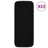 VidaXL Non-slip Stair Treads 15pcs 60x25cm Black Rectangular