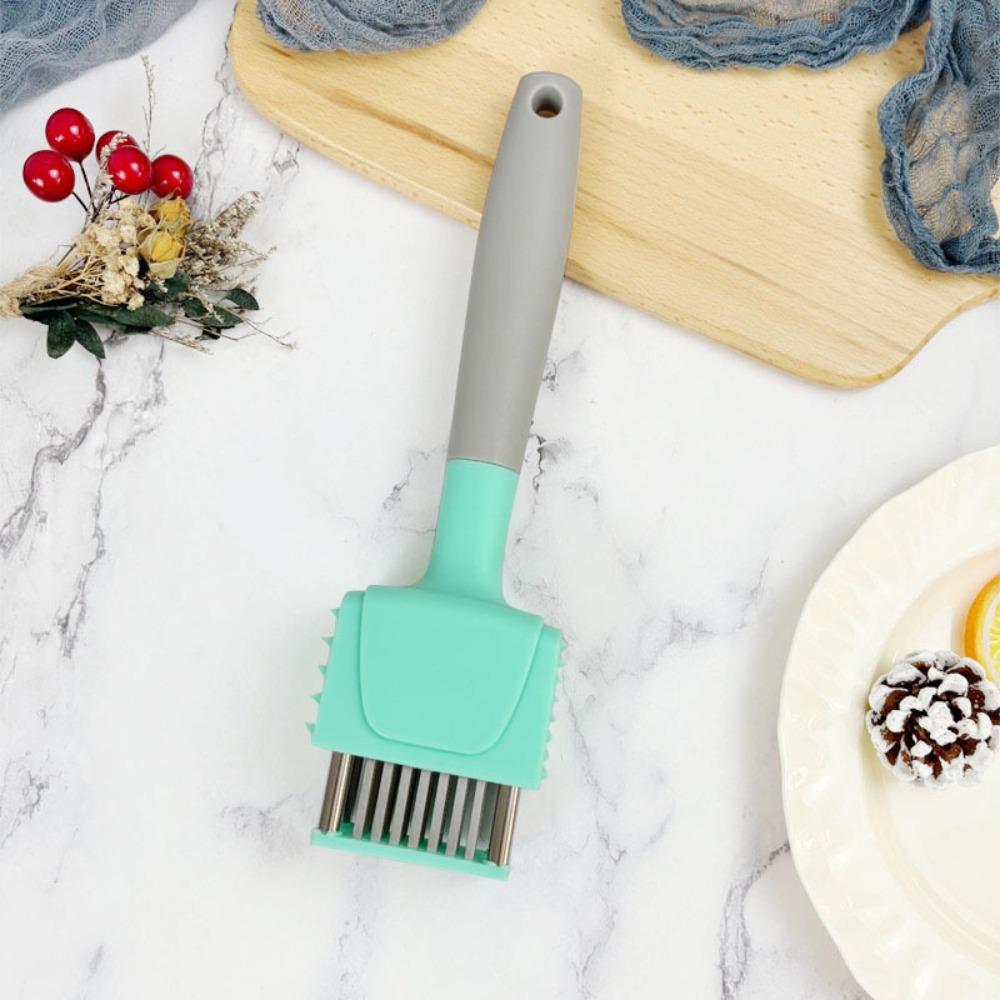 Stainless Steel Needle Meat Tenderizer 2 in 1 Steak Tenderizer Loose Meat Needle Restaurant