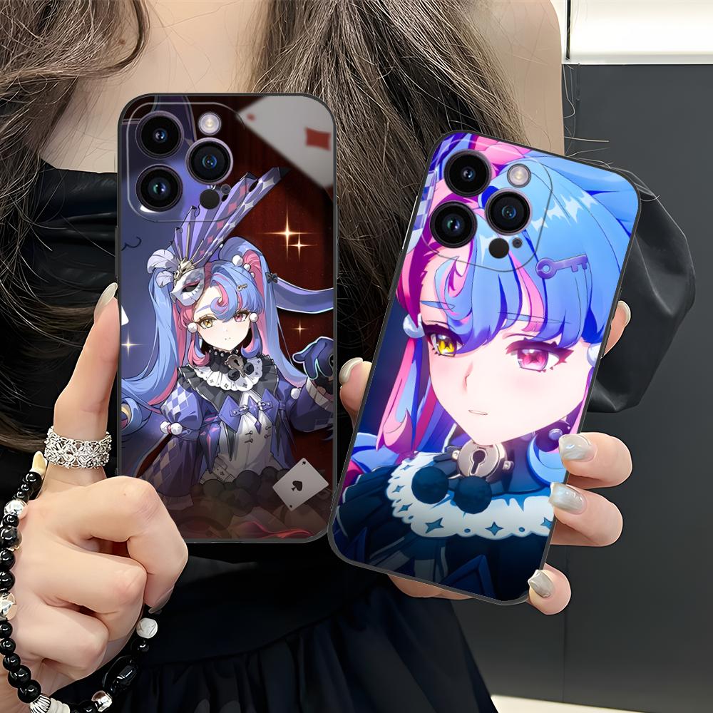 Wuthering Waves Roccia Phone Case for iPhone 17 16 15 14 13 12 11 X XR XS 8 7 Air Pro Max Plus Mini Colorful Cover Luxury Cover
