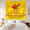 Liverpool Custom Your Name Wall Decor Tapestry Art For Pet Memorial Birthdaywedding Party Backdrop Family Gift