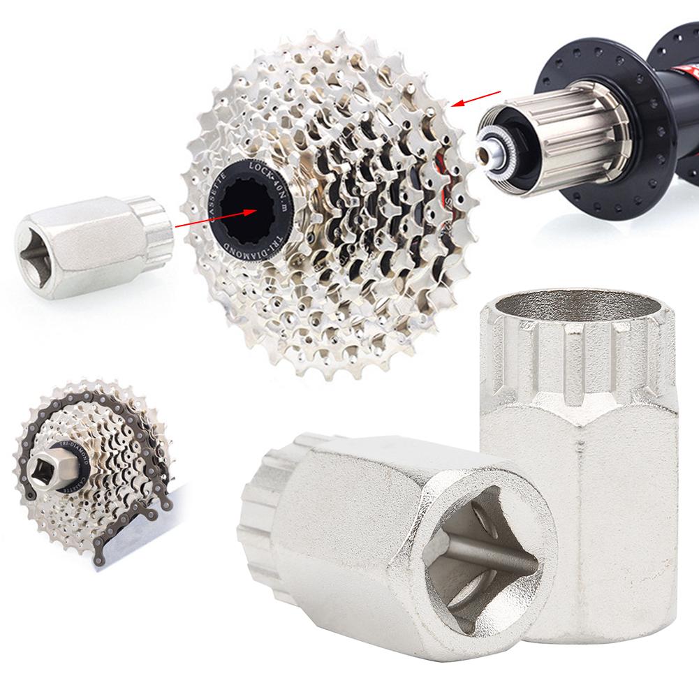 2 pcs Bicycle Socket Cyclone Flywheel Disassembly Tool Cassette Sprocket Remover Toolsfor cassette flywheel