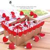 50Pcs Wooden Heart Pegs Clip Stylish Red Love Heartphoto Paper Clips Wedding Decoration Craft