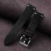 Vintage Oil Wax Leather Watch Band Handmade Stitching Cowhide Strap 18mm 20mm 21mm 22mm for Omega for Seiko Smartwatch Wristband