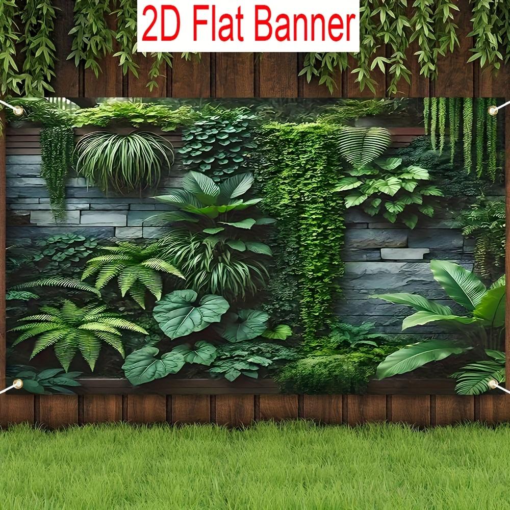 2D planar banners 1 vintage greenery banner - various sizes and materials suitable for indoor and outdoor decoration