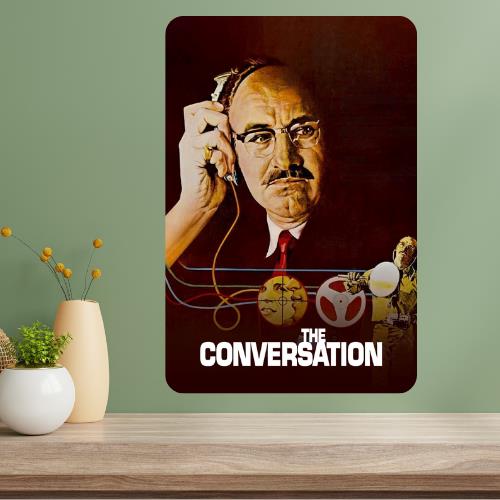 

The Conversation Classic Movie Metal Poster Sign 20x30cm（7.8x11.8inch）