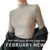 H322 Women's Long Sleeve Half High Collar Top - Versatile for Spring, Autumn, and Winter, Wear As Outerwear or Base Layer. Casual and Simple Design.