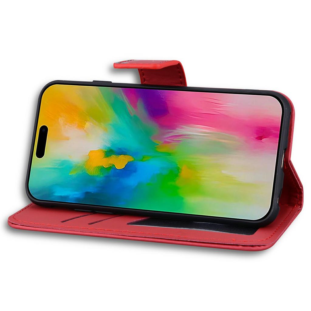 For iPhone 16 Pro Case Cartoon Pattern Wallet Leather Phone Cover