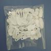 50 Pcs Plastic Curtain Track Clips White Curtain Accessories Curtain Track Hooks  Bedroom