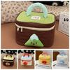 Dopamine Color Cute Cabin Makeup Bag Kawaii Toiletry Bag Portable Handheld Cosmetic Case  Travel