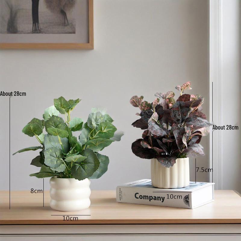 Nordic Style Artificial Potted Plants for Indoor Decor: Perfect for Living Rooms, Offices, and Desktops