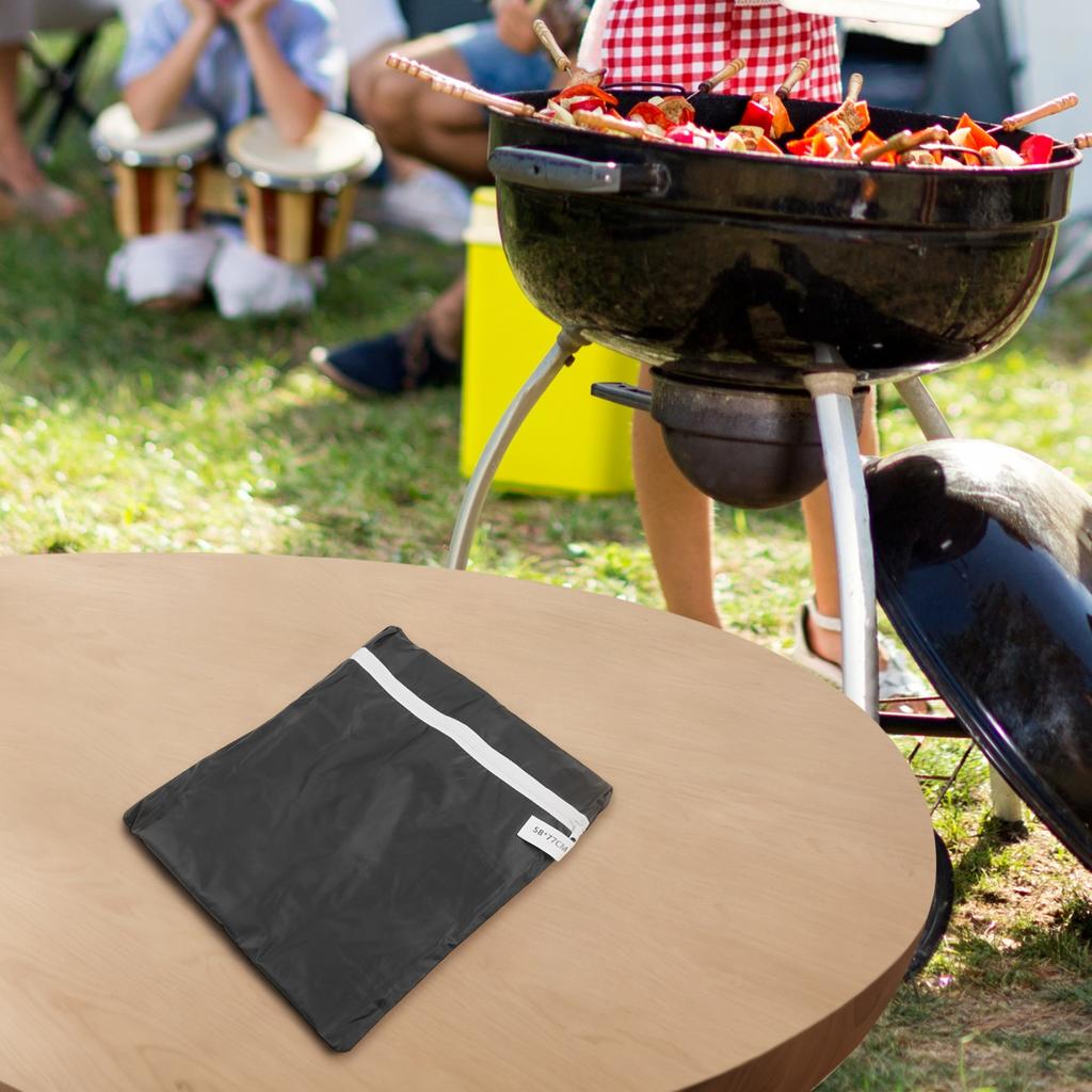 Robuste Oxford-Stoff Grillabdeckung Regendichte BBQ-Abdeckung für Weber Kugelgrills