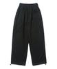 TAILOR STUDIO Maple String One-Pleat Training Pants (Black)