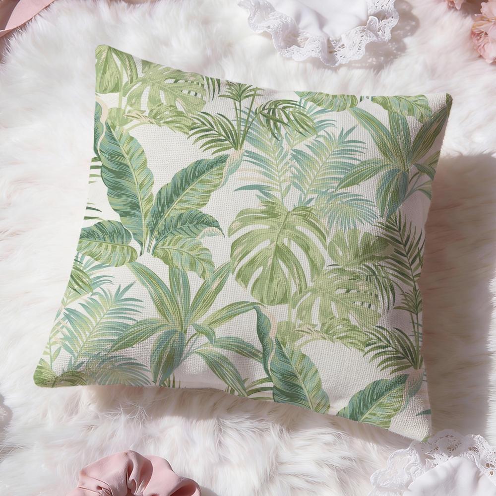 Leaf Cushion Cover Premium Comfort Reversible Pillow Cove Two In One Design for Any Room Car Interior