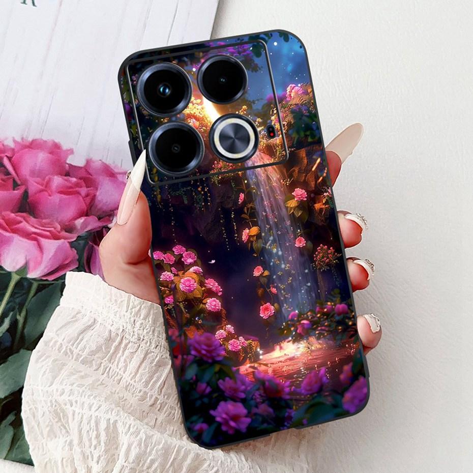 Fashion Painting Case For Infinix Note 40 40Pro Pro+ Soft Silicone TPU Phone Cases For Infinix Note40 40 Pro Plus Covers Bumpers