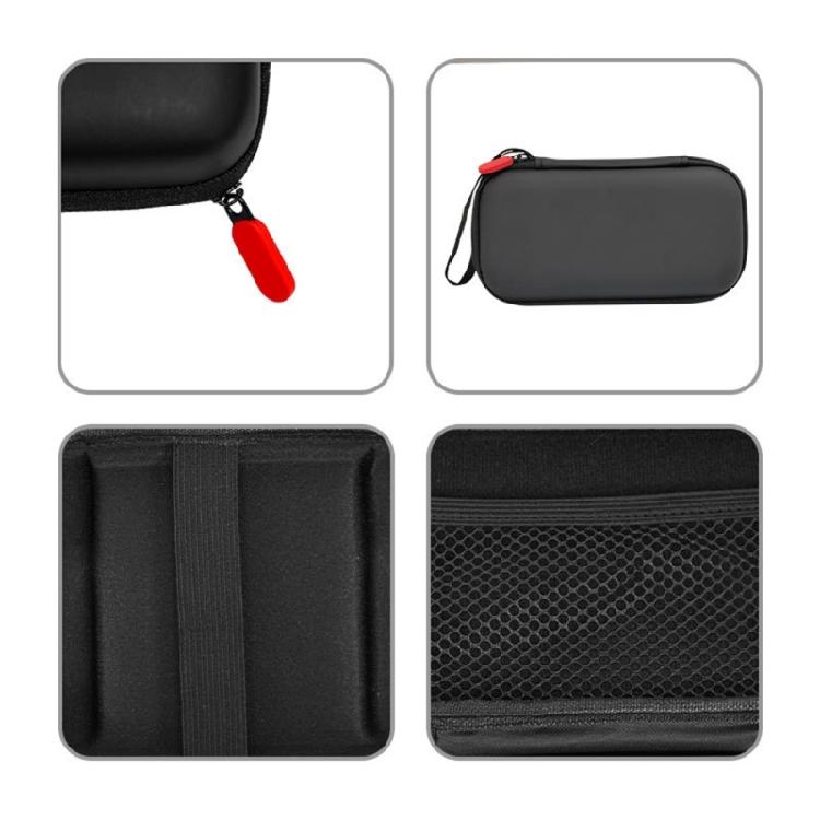 Bag with Pocket Handheld Game Console Carry Case Scratchproof Case Shockproof Storage Box for RG406H RG 406H Black