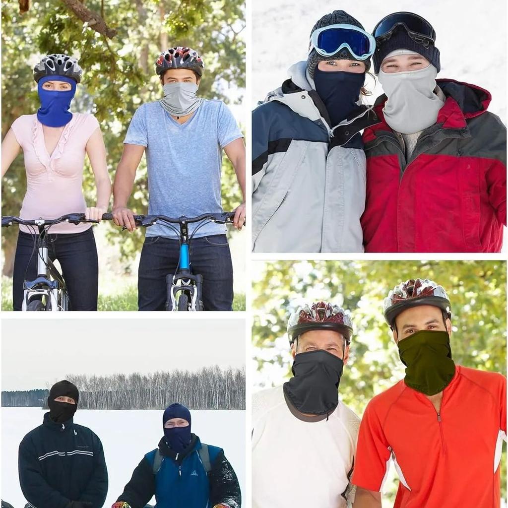1 Pcs Ski Mask Men Balaclava Pasa Montañas Para Hombre Hood Protection Full Face Cover Cooling Neck Gaiter Bandana