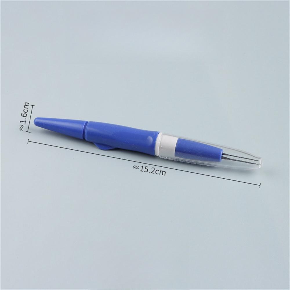 

3 Headed Felt Needle Set Wool Felt Craft Poking Tools Pen DIY Handmade Magic Carpet Hook Sewing Knitting Accessories Tools 15.2x1.5cm синий