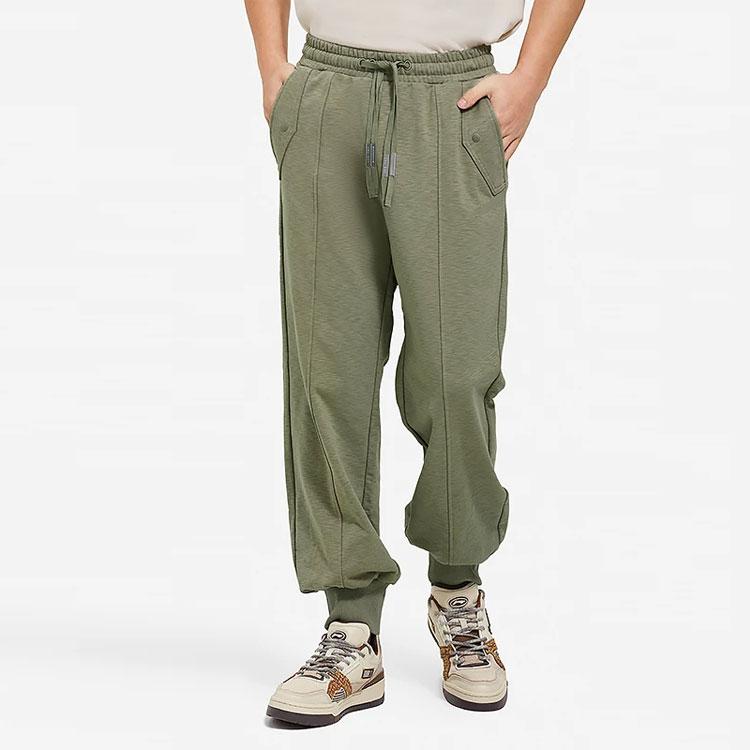 Li-Ning X Jackie Chan Kung Fu Series Solid Elastic Waist Joggers Men Bottoms Grass-Green AKLSC15-1