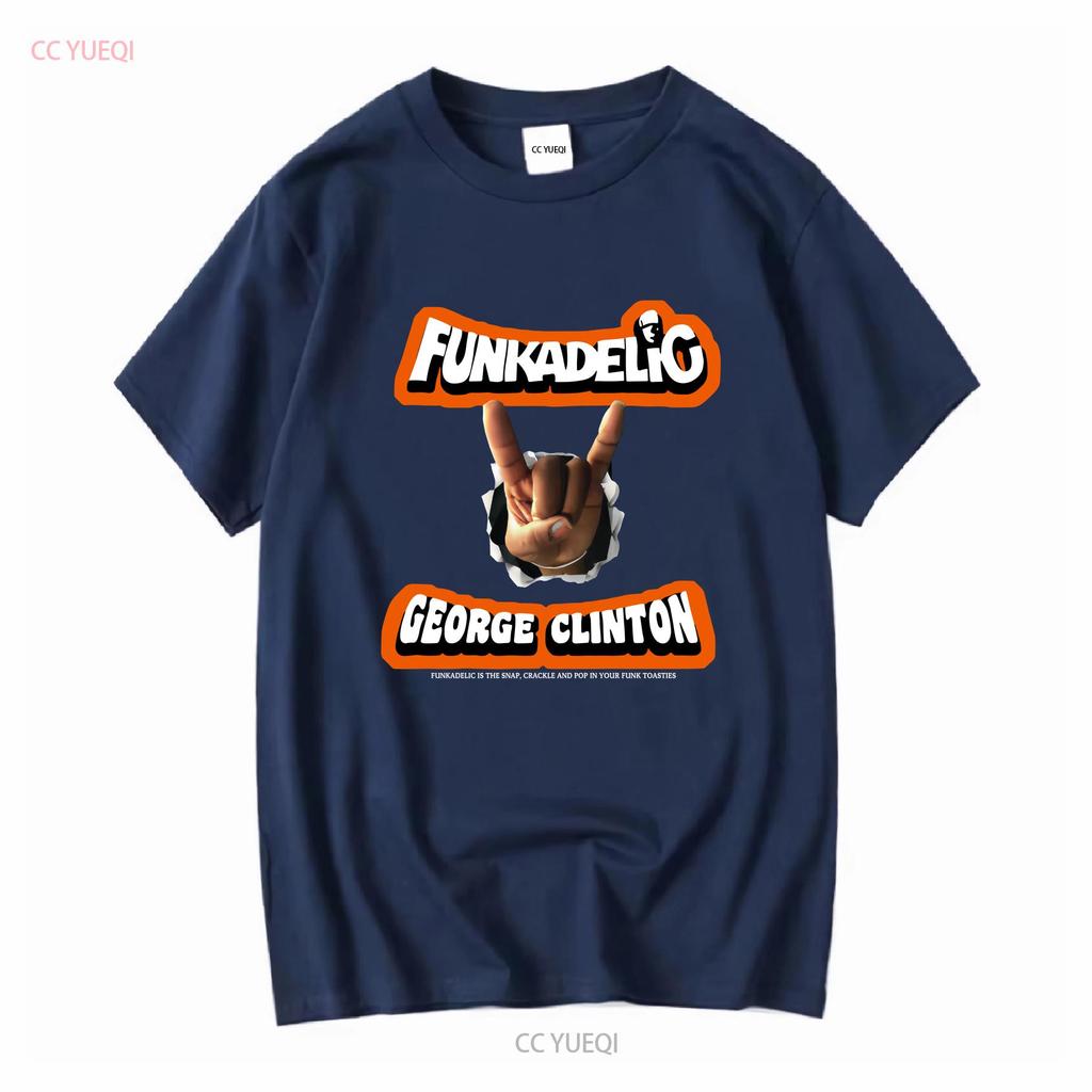George Funkadelic Clinton T Shirt vintage Washed Versatile Unisex Comfortable Top For Everyday Wear graphic fashion