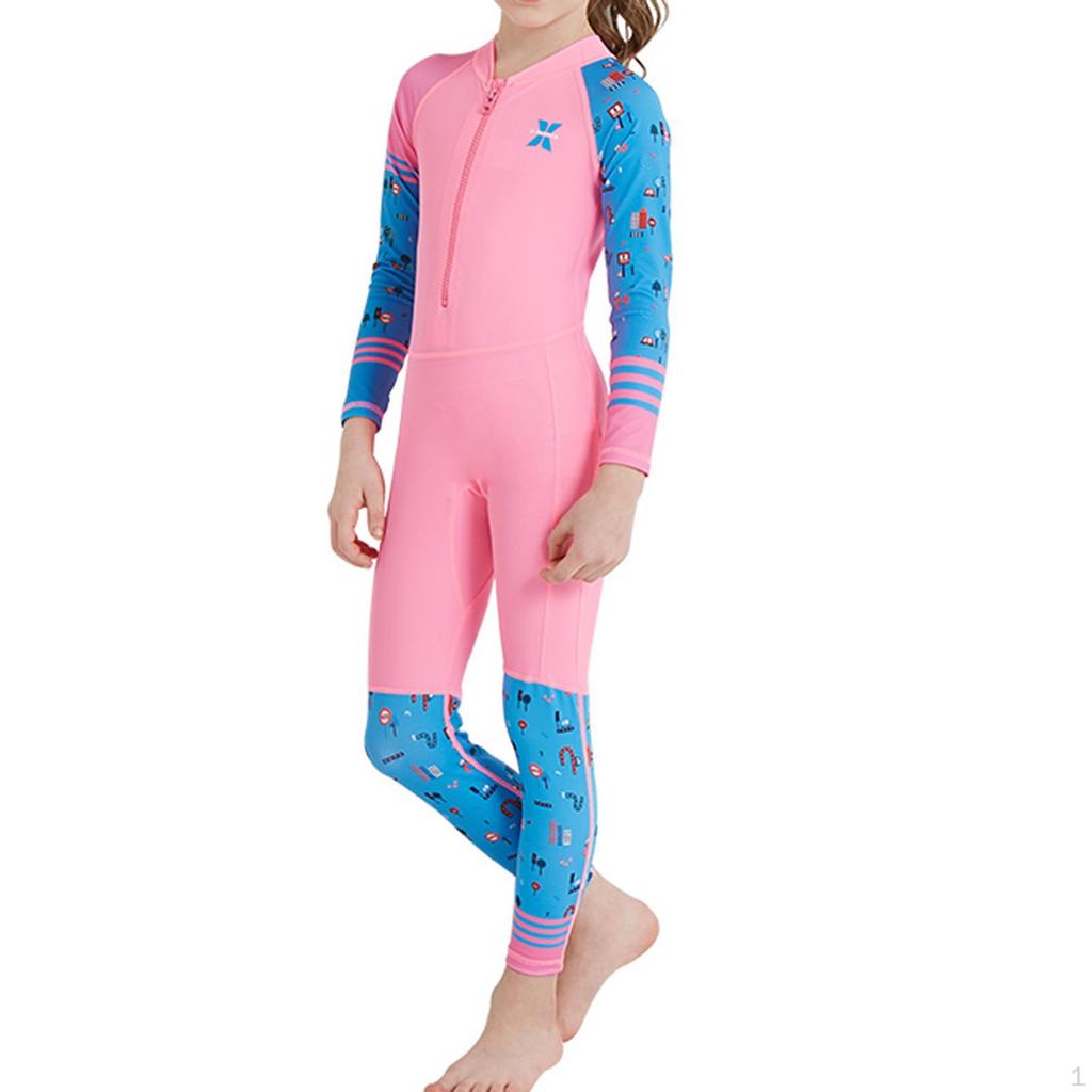 Kids Wetsuit Diving Swimsuits Boating Long Sleeve Youth Thermal Full suits